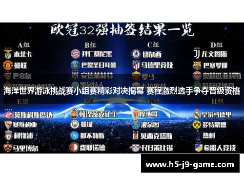 海洋世界游泳挑战赛小组赛精彩对决揭幕 赛程激烈选手争夺晋级资格